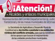 Cundinamarca destina $640 millones para que víctimas del conflicto siembren futuro