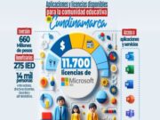 14 mil usuarios de la comunidad educativa se beneficiarán con la licencia de Microsoft 365