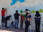 Arte comunitario transforma espacios en Funza