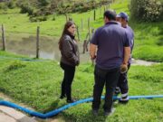 En la vereda Chacua de Sibaté Limpieza y mantenimiento de pozos y redes