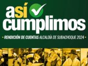 La Alcaldía de Subachoque realizará Jornada de Rendición de Cuentas