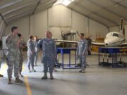 Fuerza Aérea de EE.UU. visita la Escuela de Suboficiales de la Fuerza Aeroespacial Colombiana