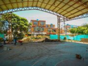 Avanza en un 40% la optimización del Polideportivo del barrio Alcaparros en Madrid