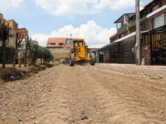 Avanzan obras de mantenimiento vial en Chía