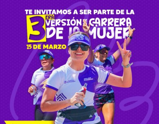 Mosquera se prepara para la 3ª Carrera de la Mujer