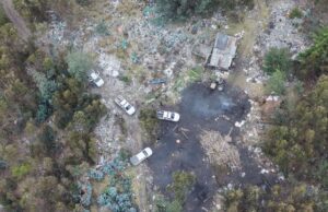 Operativo ambiental deja grave afectación en zona boscosa