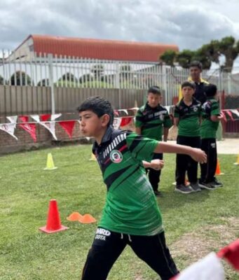 Jóvenes deportistas fortalecieron la tradición del tejo en Funza