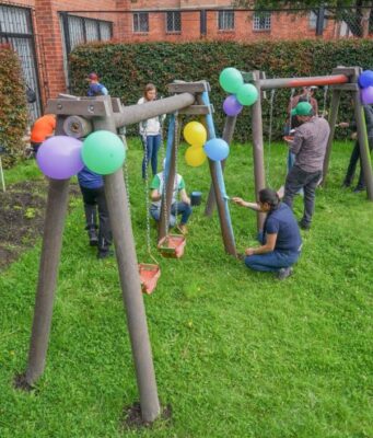 Nuevo parque beneficia a niños de Mosquera