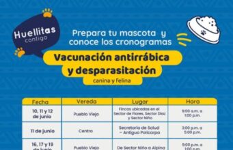 Sopó programa vacunación y desparasitación de mascotas