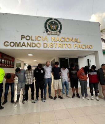 Capturan a 11 personas señaladas de vender drogas cerca de colegios y parques en Pacho
