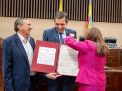 Congreso de la República reconoció la gestión del alcalde de Chía
