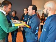 Cundinamarca entrega bandera a sus deportistas
