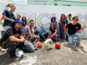 Funza crea mural colaborativo para fortalecer la inclusión y el respeto
