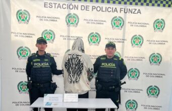 Capturan en Funza a hombre que transportaba presunta cocaína en el barrio Zuame