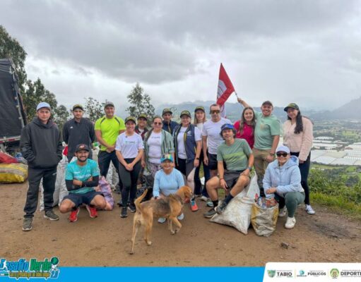 Tabio fortalece el cuidado ambiental con una nueva jornada de plogging