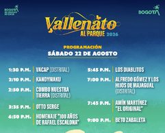 Bogotá reunirá grandes voces del vallenato en el Parque Simón Bolívar