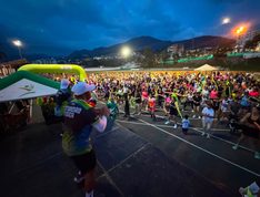 Carrera Nocturna Neón reunió a cientos de deportistas y familias en Fusagasugá