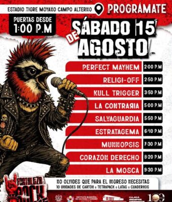 Fortaleza Rock llega a su XV edición con música en Cajicá