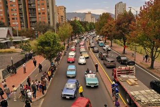 Más de 100 vehículos recorrerán 10 kilómetros por las calles de Bogotá