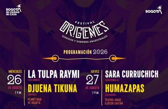 Música, tradición y nuevas expresiones culturales se tomarán diferentes escenarios de la capital