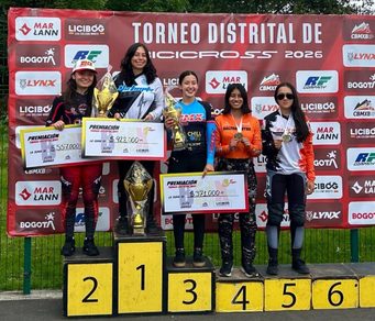 Chía destaca en competencia distrital de BMX