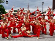 El talento salsero se tomó el Parque Principal de Funza
