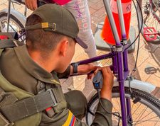 Funza promueve acciones para prevenir el hurto de bicicletas