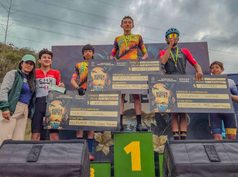 La Laguna de La Herrera en Mosquera fue escenario de una competencia sobre ruedas