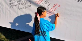 La Palma reunió a cerca de 450 personas por la construcción de paz
