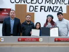 Concejo de Funza entrega máxima distinción póstuma a Henry Canro Macías