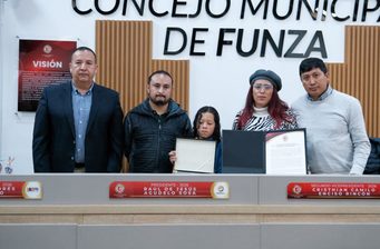 Concejo de Funza entrega máxima distinción póstuma a Henry Canro Macías