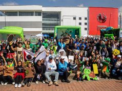 En Funza, estudiantes participaron en un desfile ambiental