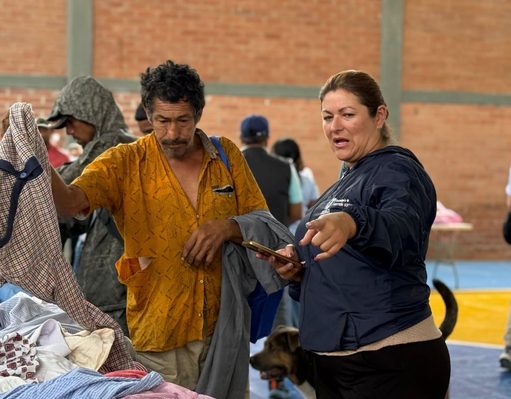 Fusagasugá realizó jornada de acompañamiento y bienestar para habitantes de calle