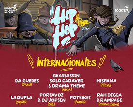 Hip Hop al Parque reunirá artistas nacionales e internacionales en el Parque Simón Bolívar