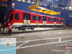 Metro de Bogotá suma un nuevo tren y supera el 83 % de avance en su construcción